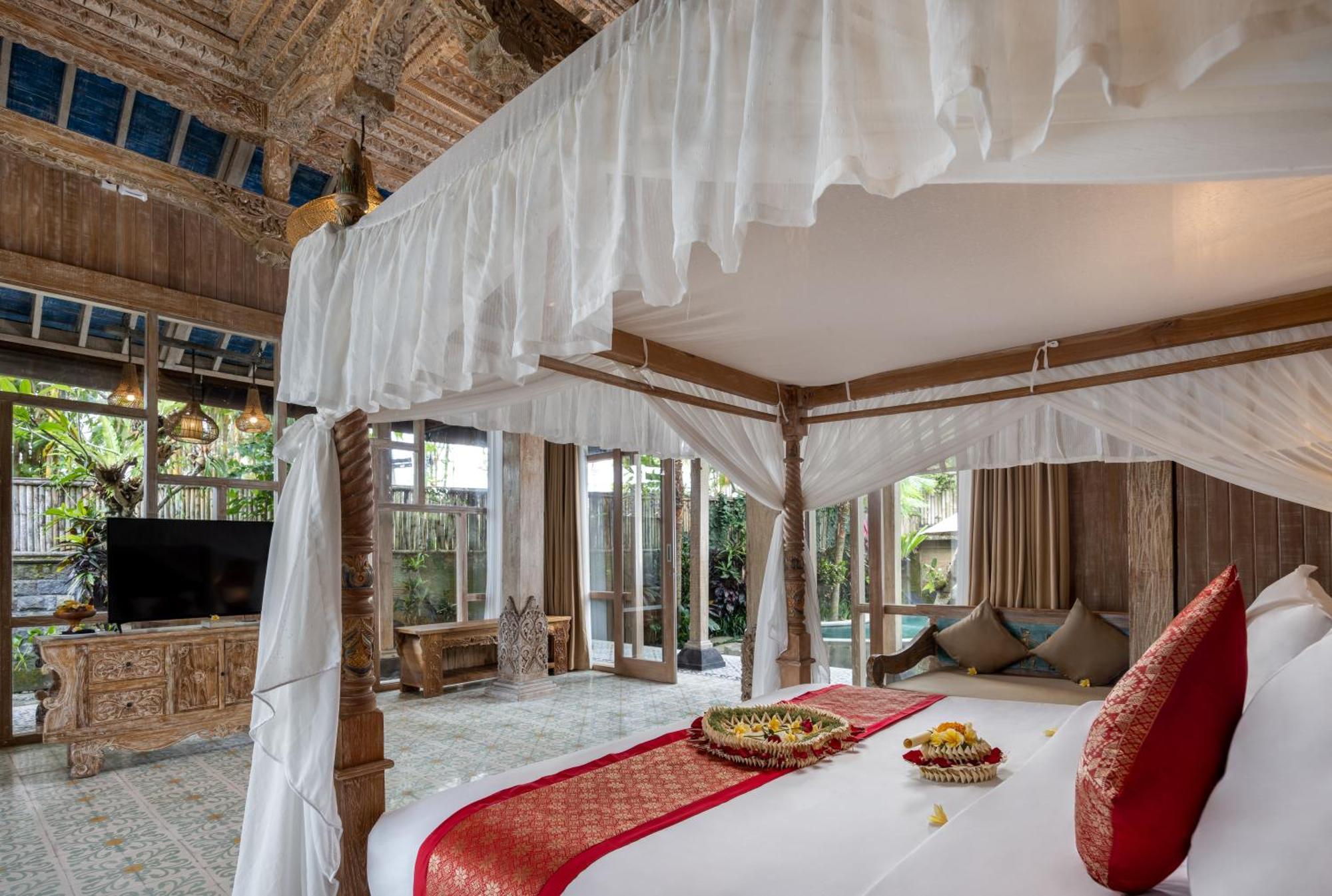 Wooden Ganeca Villas By Pramana Villas Убуд Екстер'єр фото